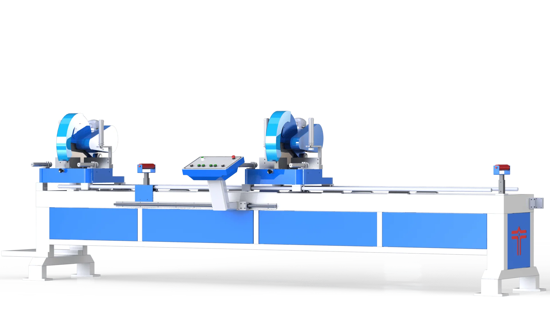 Digital Double Head Cutting Machine/400mm Saw/3700mm